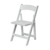 White Americana wedding chairs