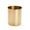 Gold brass vase