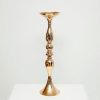 Gold Candlestick Holder on plinth