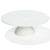 white cake stand