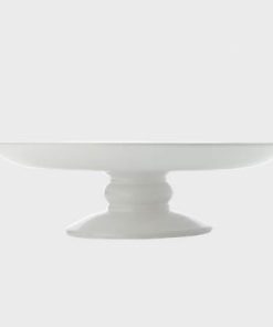 white cake stand