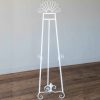 Ornate white metal french look easel