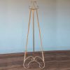 French style gold metal easel