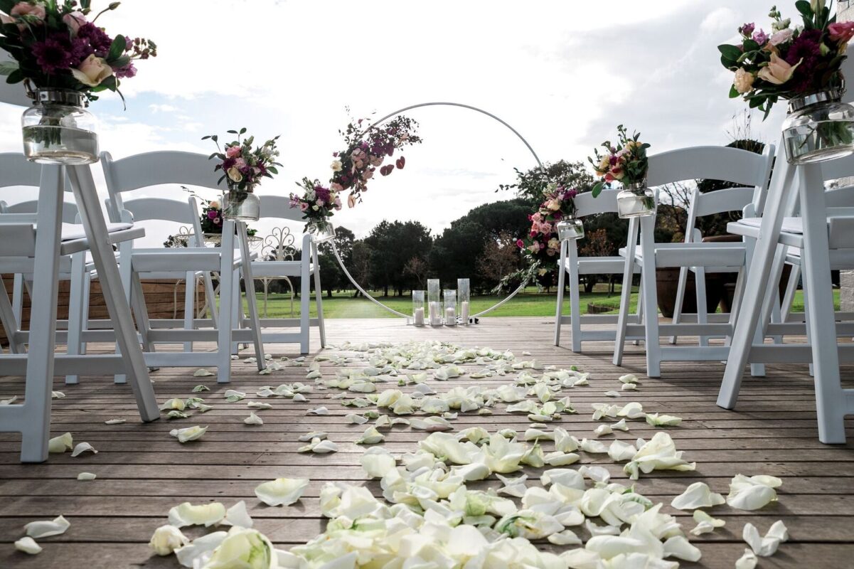 Image of ceremony set up