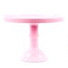 Pink gloss ceramic cake stand