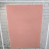 600mm x 800mm rectangular blush pink acrylic signage board.